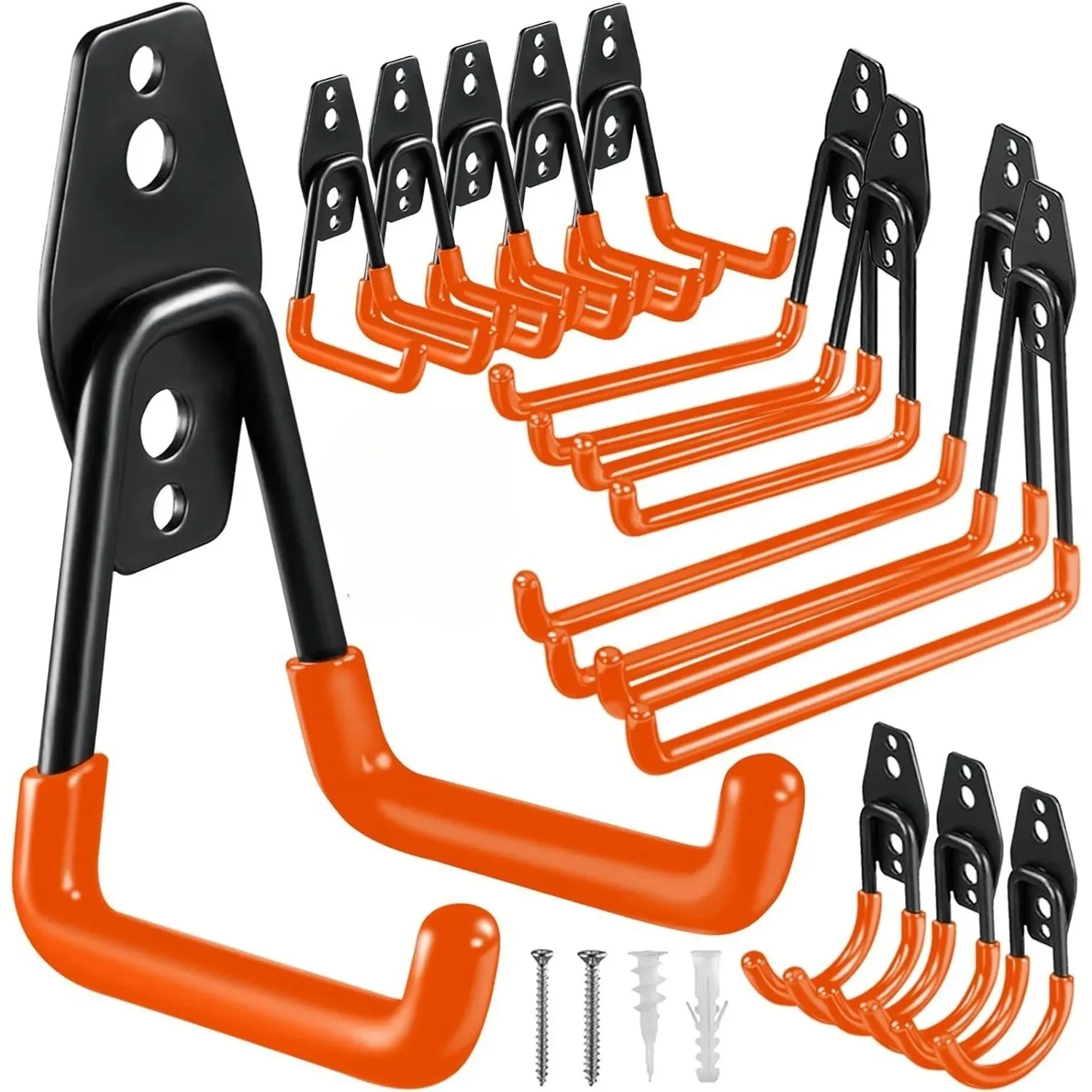 Gardening Tools Organiser - Wytrzymały metalowy hak do garażu, organizer