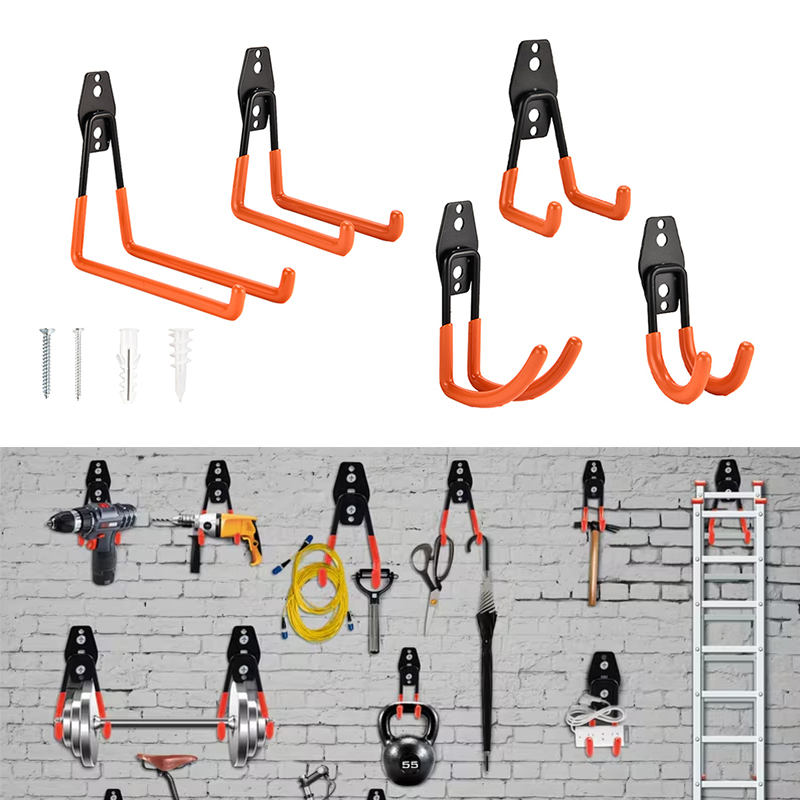 Gardening Tools Organiser - Wytrzymałe metalowe haczyki do montażu na