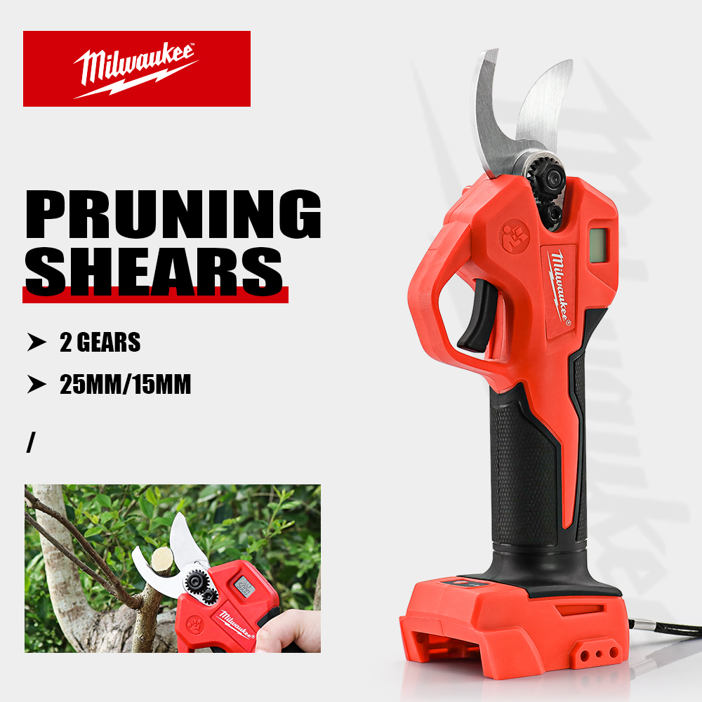 Gardening Tools Scissors - Bezszczotkowe elektryczne nożyce do gałęzi Milwaukee