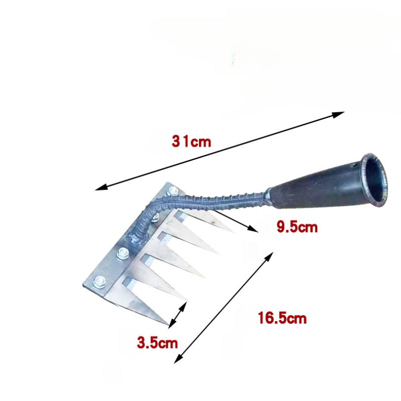 Gardening Tools Uses - Stalowa grabie do pielenia ogrodu, wielofunkcyjna