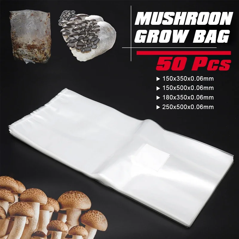 Grow Bags - 50 szt. Torba do uprawy grzybów