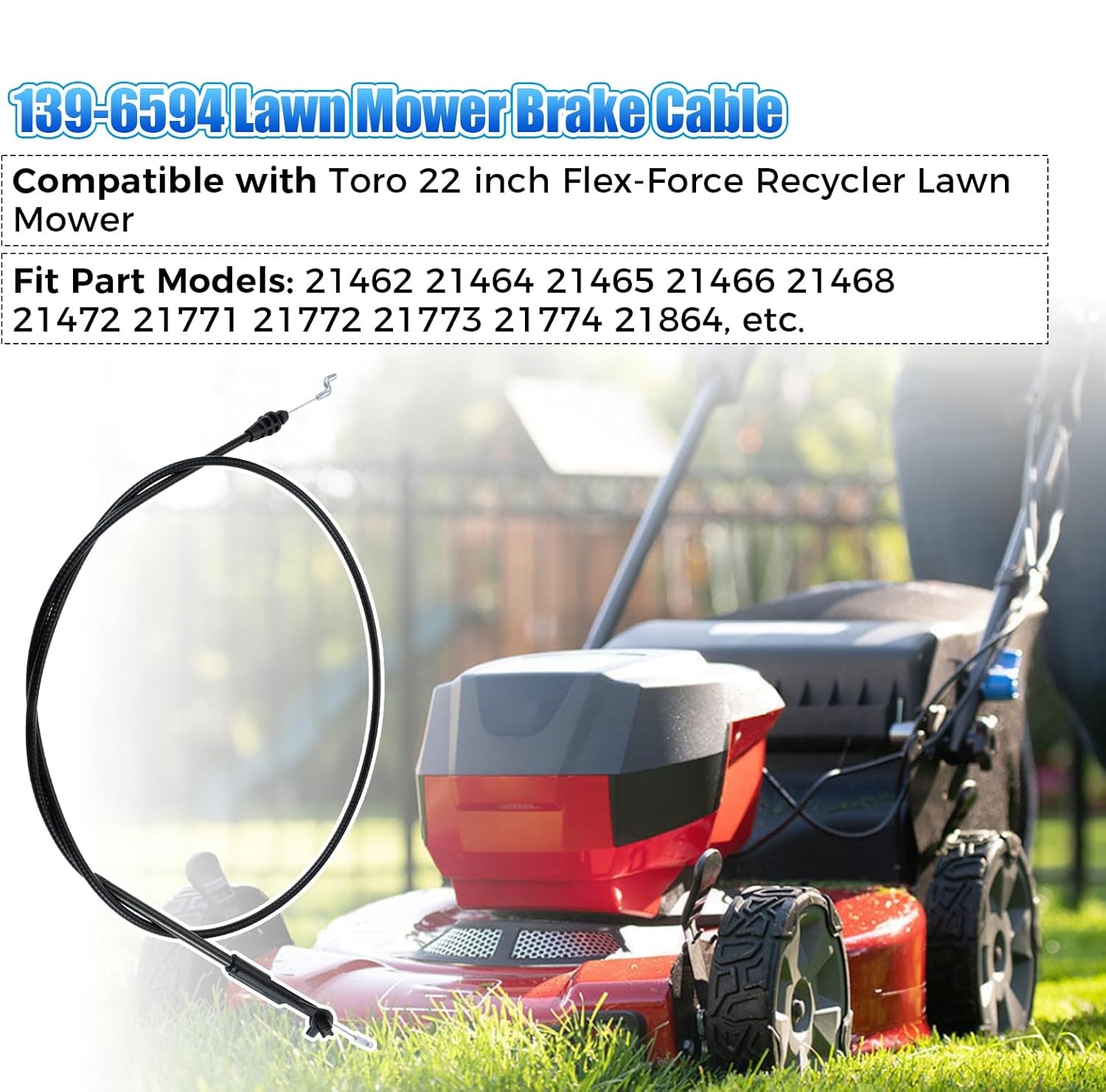 Gardening Tools B&Q - 139-6594 PP B&S Linka hamulca do