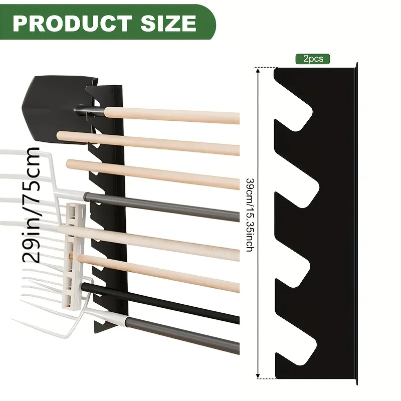 Gardening Tools Organiser - Wytrzymały metalowy uchwyt na narzędzia ogrodowe