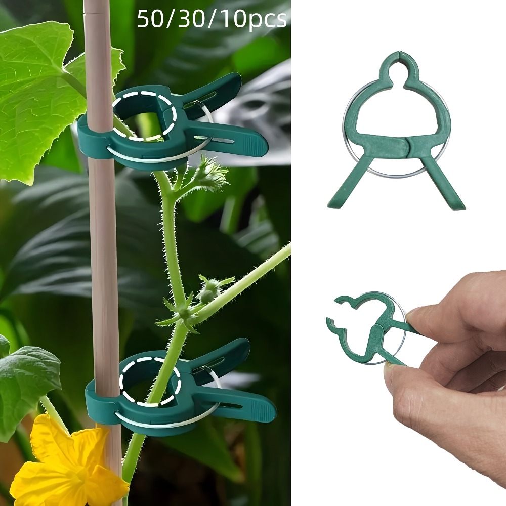 Gardening Tools For Vines - 10/30/50 szt. Regulowane klipsy do roślin