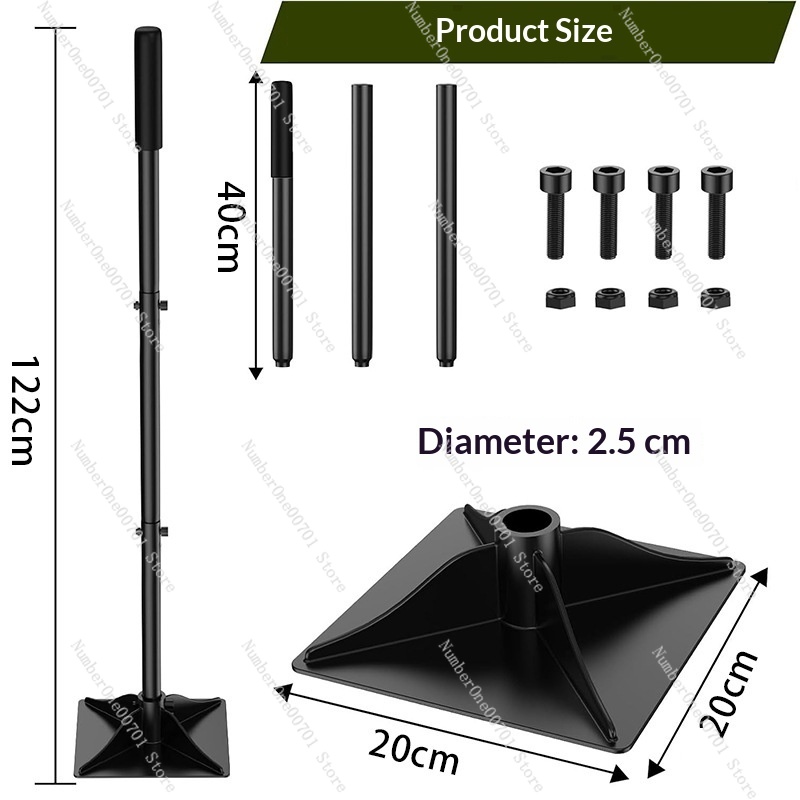 Gardening Tools Uses - Odłączany stalowy ubijak ogrodowy do gruntu,