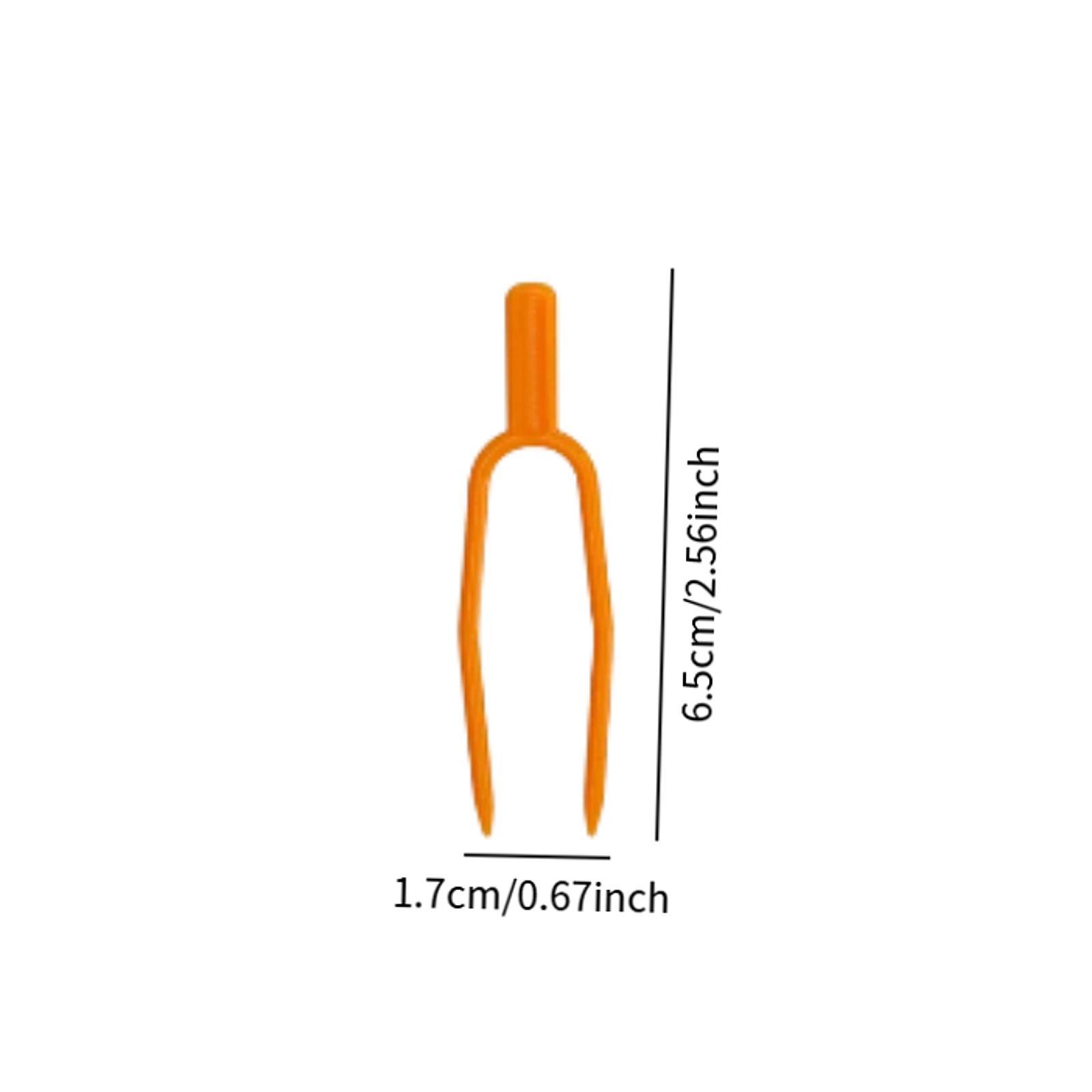 Gardening Tools For Vines - Klipsy do mocowania łodyg roślin, pomarańczowe