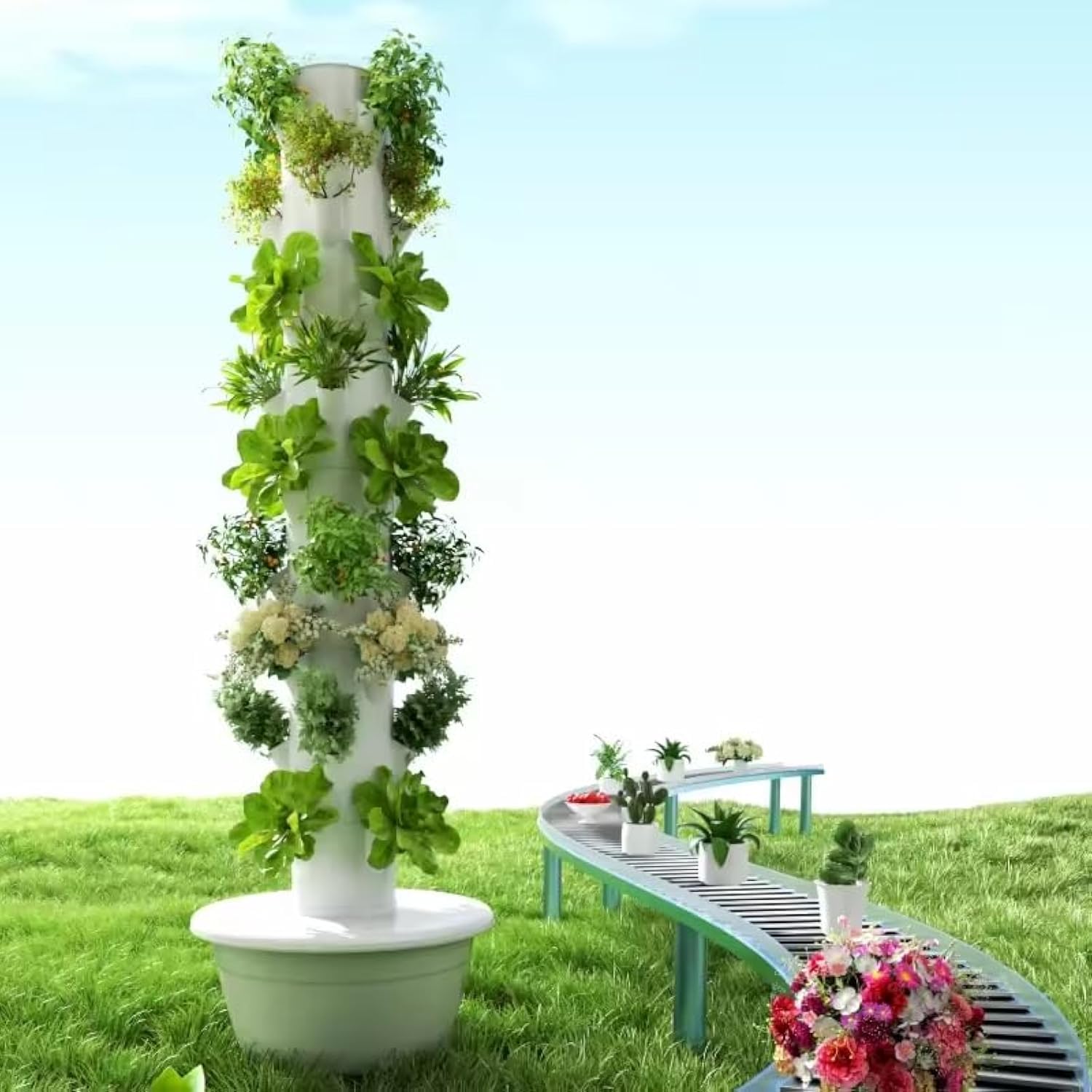 Gardening Tools Plastic - Wieża do hydroponiki pionowej, wieża aeroponiczna