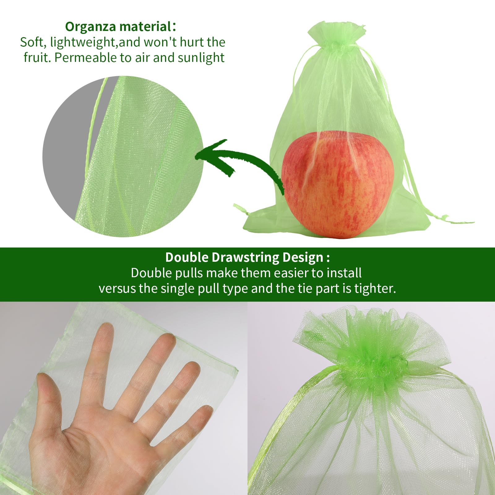 Siatki ochronne na owoce 2026, – Grow Bags recenzja i cena