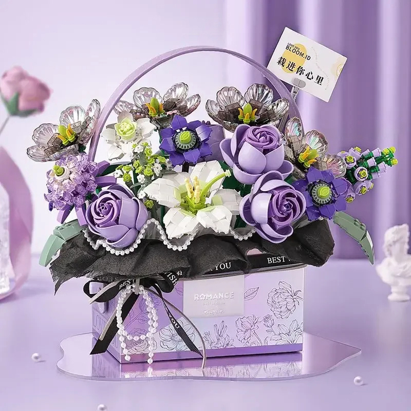 Kreatywny różowy koszyk z róża – Gardening Tools Girls recenzja i cena