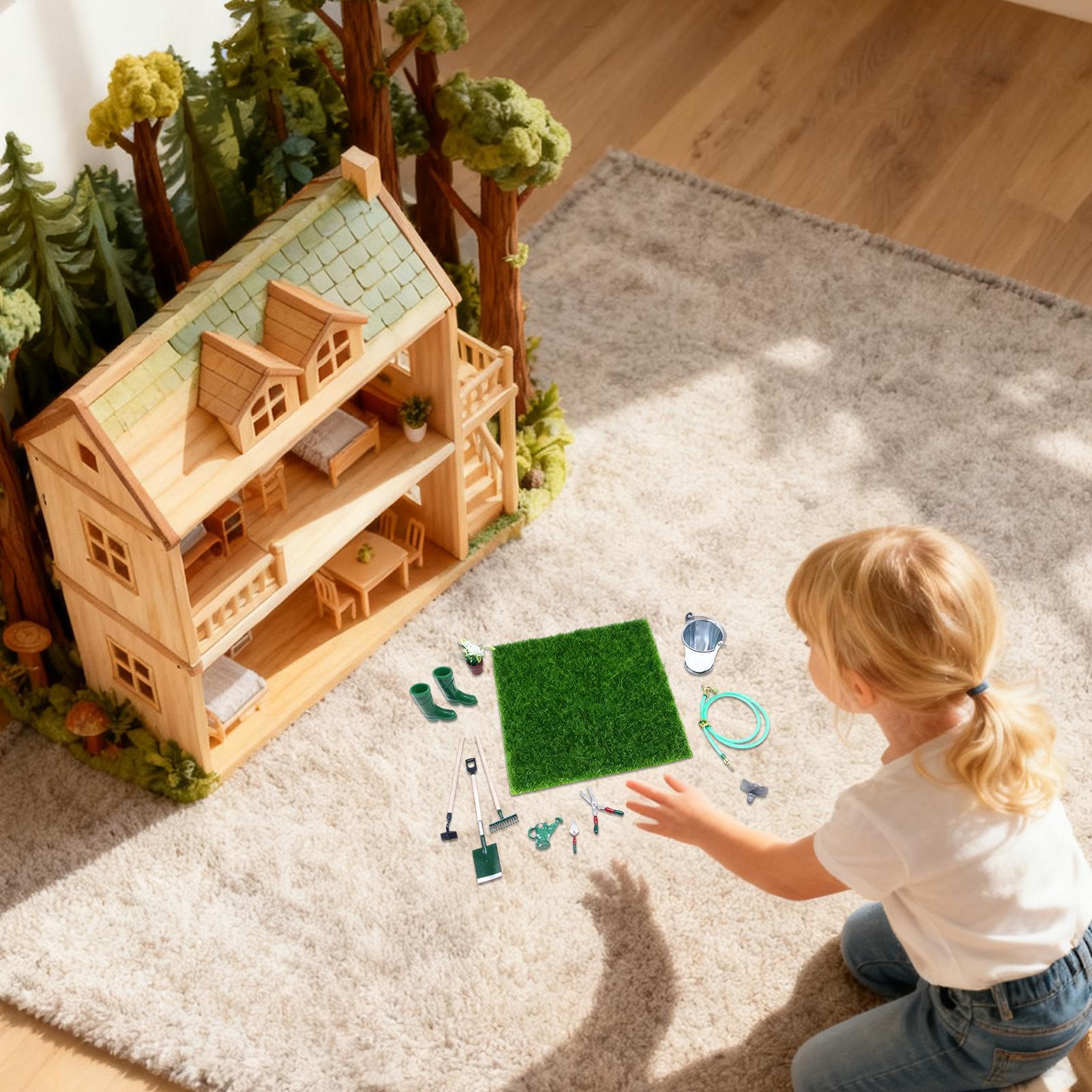 Miniaturowe dekoracje ogrodowe – Gardening Tools Girls recenzja i cena