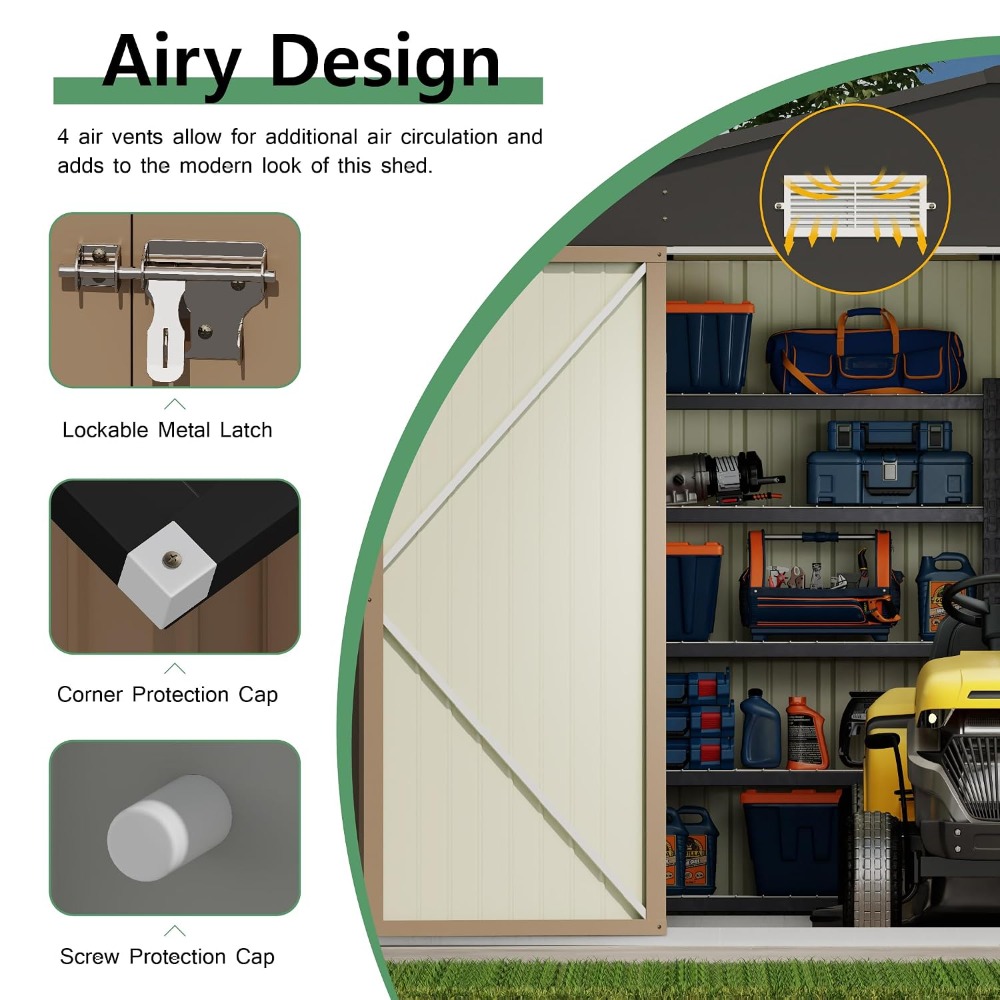 Duży metalowy schowek ogrodowy – Gardening Tools Organiser recenzja i cena