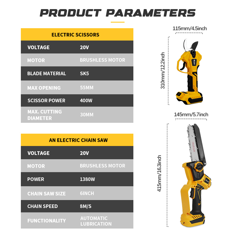 Akumulatorowa pilarka elektryc – Gardening Tools Brands recenzja i cena